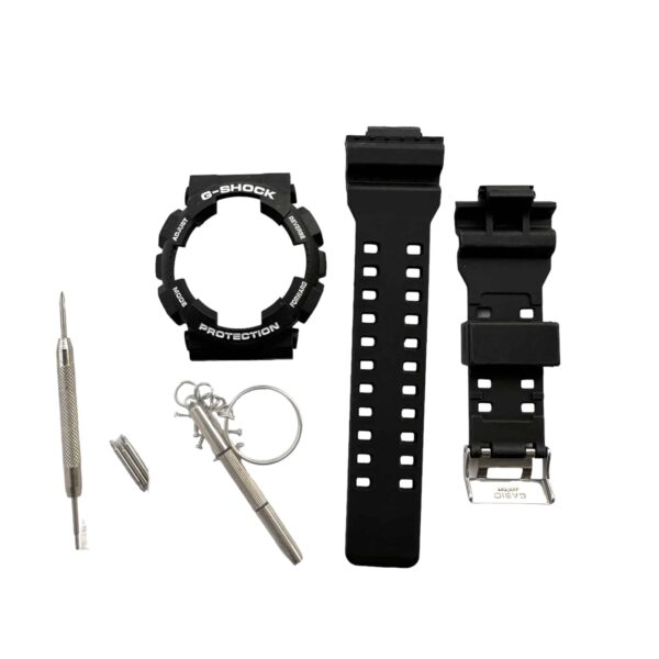 Casio G-Shock GA-110 Watch Strap with Watchcase - Black - Image 3