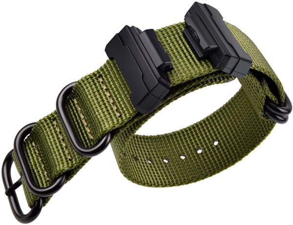 invella Nylon NATO watch strap for Casio G-Shock Watch (Green)