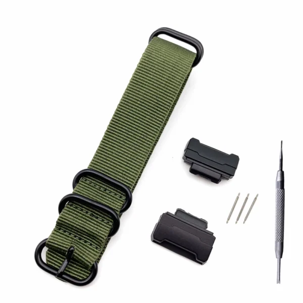 invella Nylon NATO watch strap for Casio G-Shock Watch (Green) - Image 6