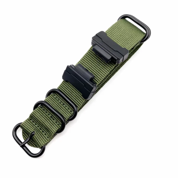 invella Nylon NATO watch strap for Casio G-Shock Watch (Green) - Image 3
