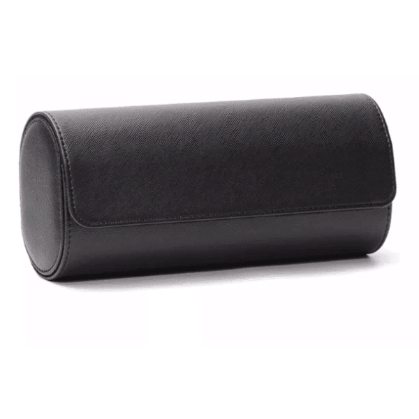invella Luxury Watch Storage Box Travel- 3 Watch Case (Black) - Image 4