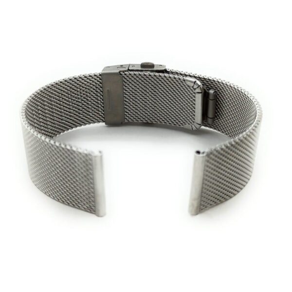 invella 22mm Milanese Metal Watch Strap (Silver) - Image 4