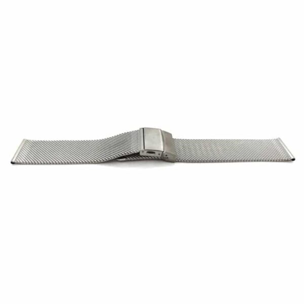 invella 22mm Milanese Metal Watch Strap (Silver) - Image 3