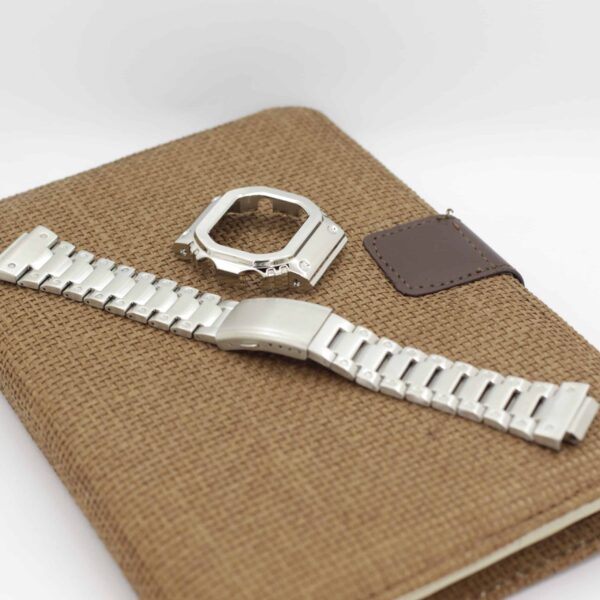 Casio G-Shock DW-5600 Watch Strap Mod Kit  (Silver)