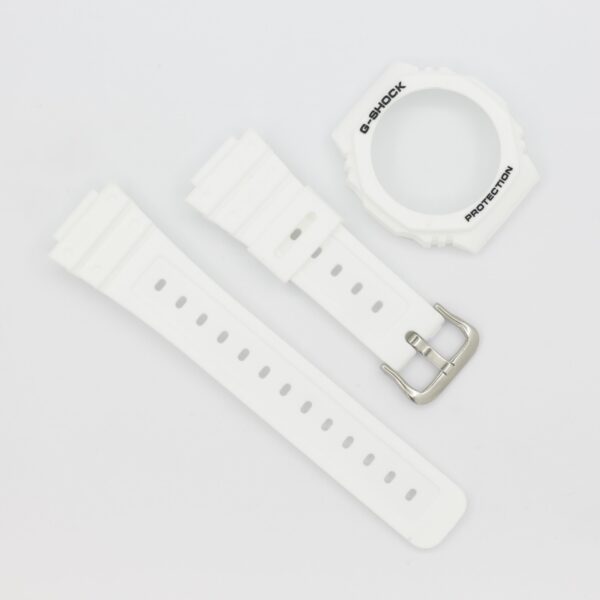 Casio G-Shock GA-2100 Watch Strap with Bazel (White) - Image 4