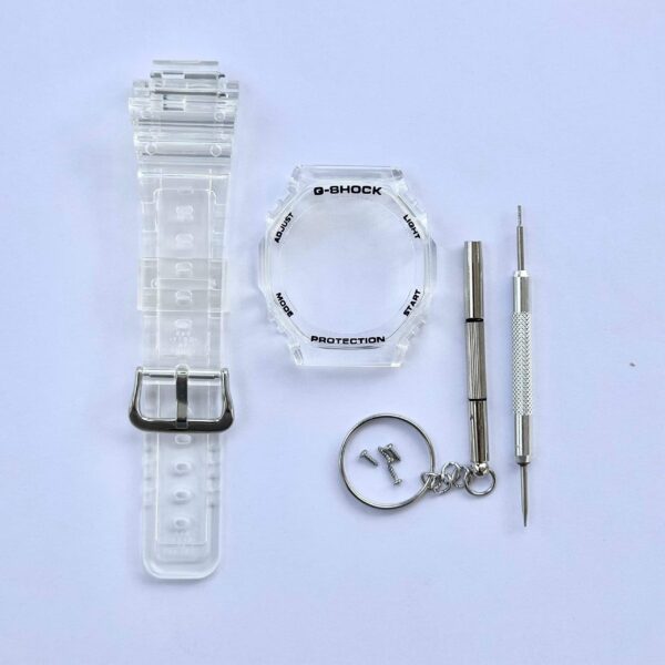 Casio G-Shock GA-2100 / GA-2110 Transparent Watch Strap with Bazel - Image 2