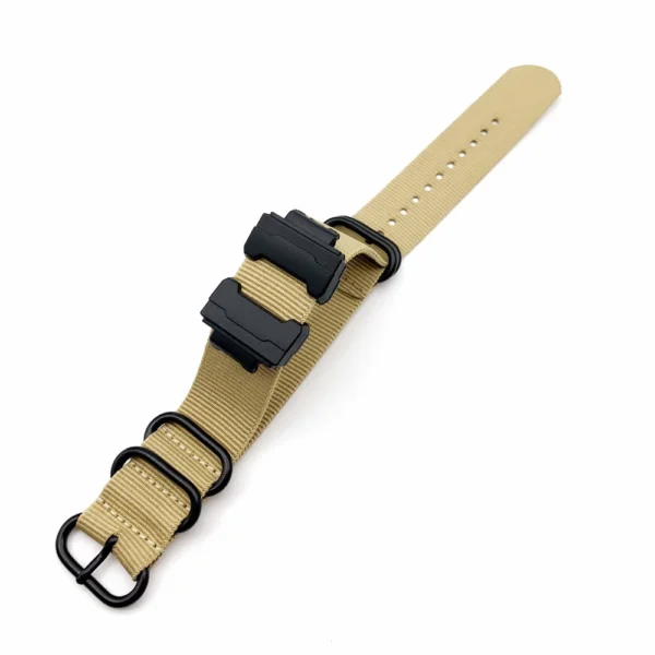 invella Nylon NATO watch strap for Casio G-Shock Watch (Beige) - Image 4
