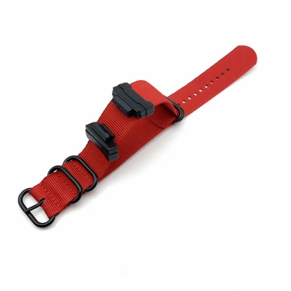 invella Nylon NATO watch strap for Casio G-Shock Watch (Red) - Image 3