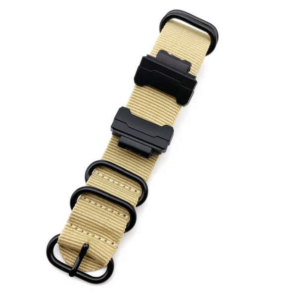invella Nylon NATO watch strap for Casio G-Shock Watch (Beige)